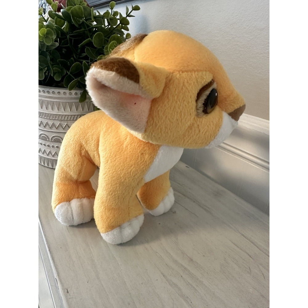 Disney Mattel Sitting SIMBA LION KING Stuffed Animal Plush Toy Vintage 1993 - Picture 4 of 9